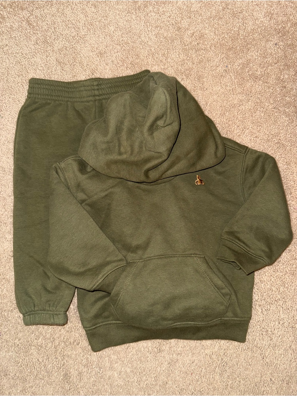 Gap Kids Olive Green Hoodie & Jogger Set